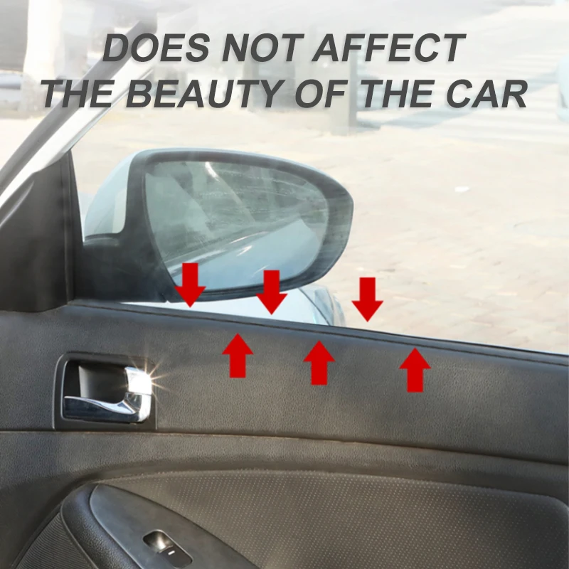 BLALION  Car Window Seal Strip 7-Shape Auto Rubber Side Window Gap Filler Noise Insulation Waterproof Windproof Sealing Strips
