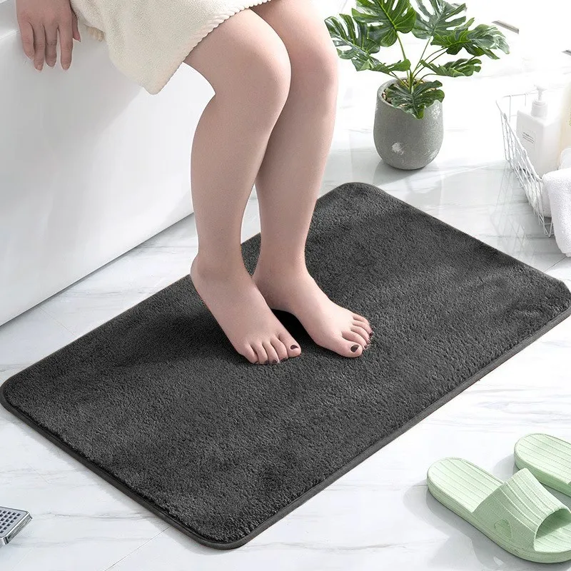 

Bathroom Floor Mats, Super Soft Absorbent Microfiber Bath Mats, Non-Slip Bathroom, Floor, Tub and Shower Bath Mats