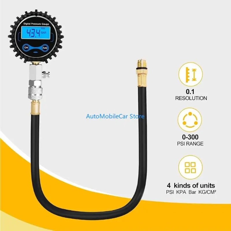 G8TE Portable Digital Compression Gauge For Vehicle Boats ATV Snowmobile Engine Testing