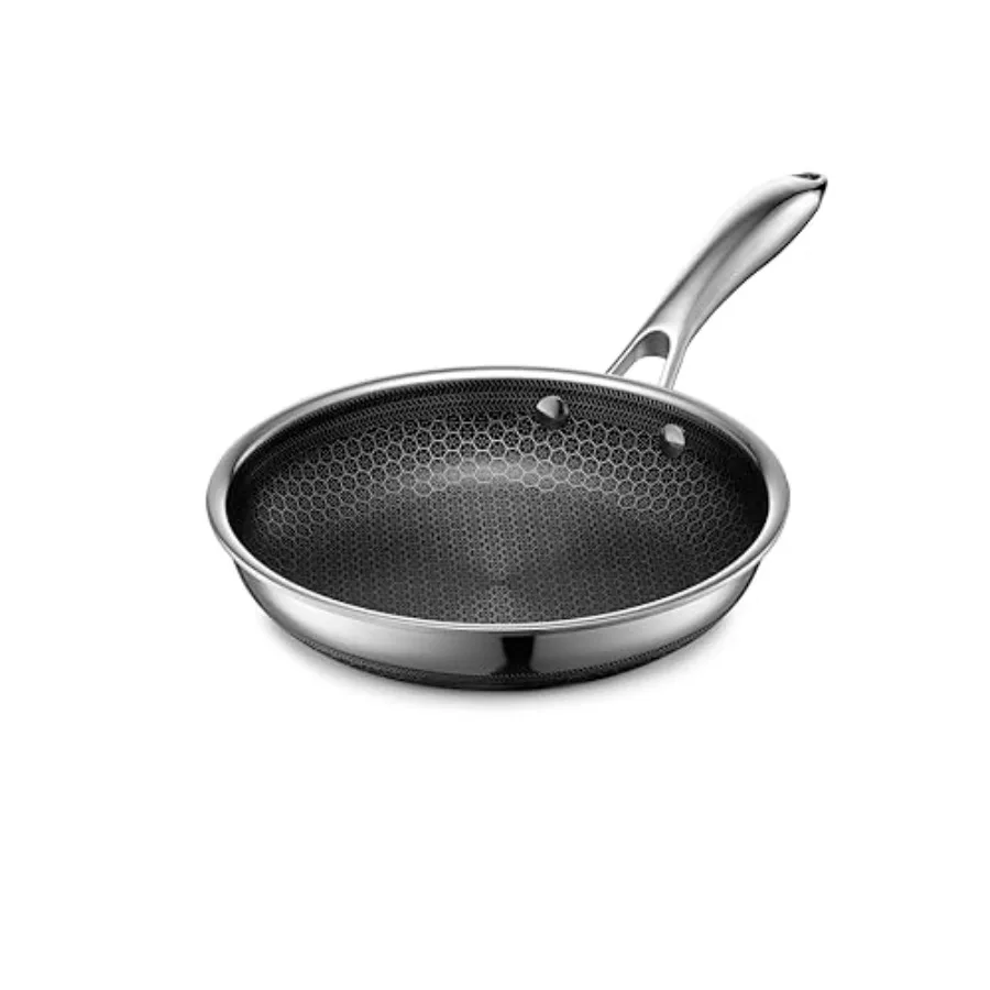 

Hybrid Nonstick Frying, Stay-Cool Handle, Dishwasher-Friendly, Oven-Safe Up to 900°F, Induction Ready, Compatible with All Cook