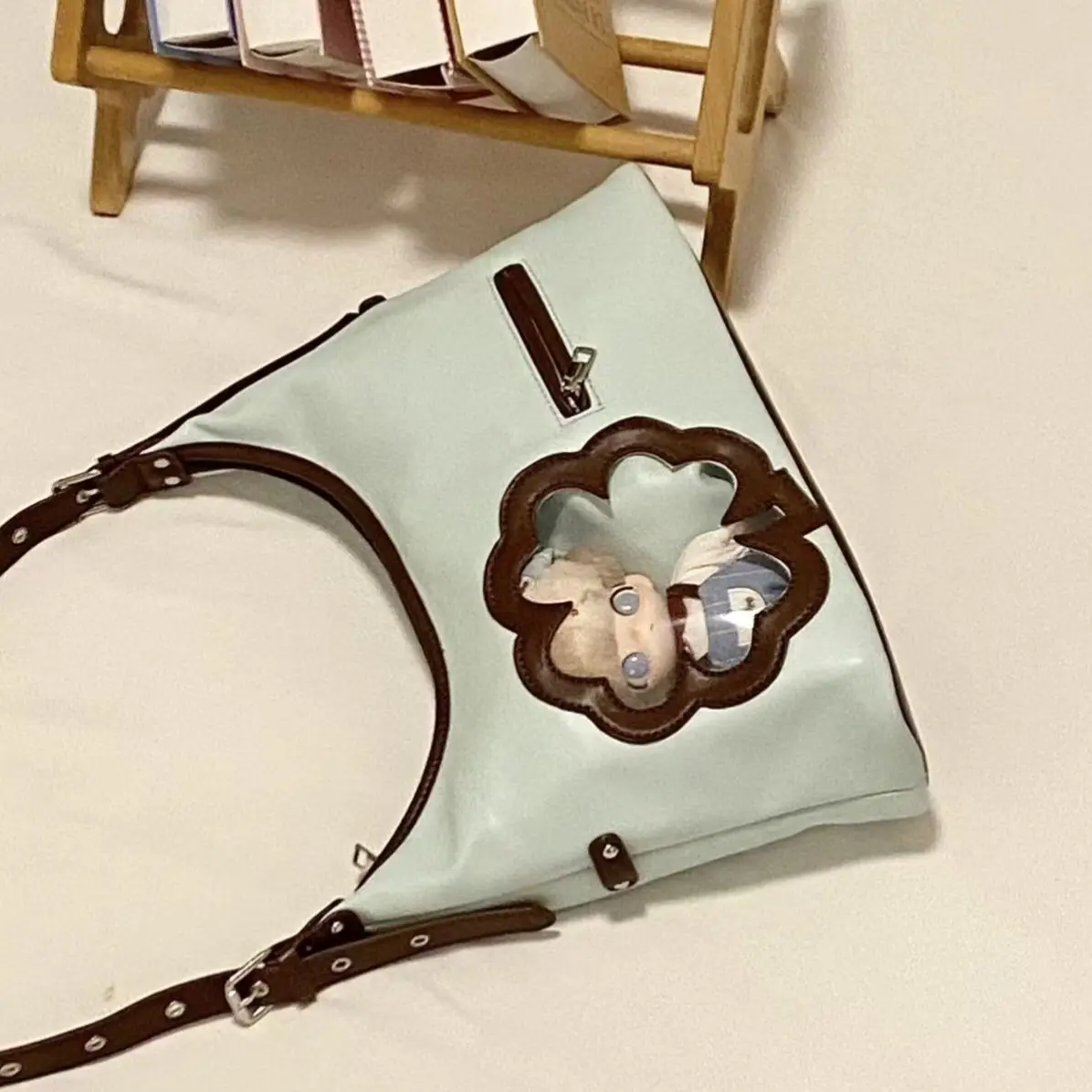 Remote Flower Small Food Lta Bag 10cm Baby Two-dimensional Tote Bag Large Capacity Commuter Shoulder Messenger Bag Female