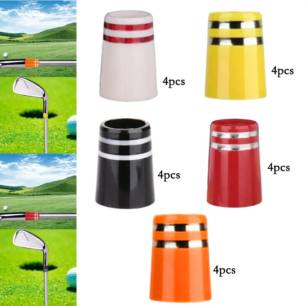 12x قبعات نهاية حلقات الجولف المتينة الحجم.370 ملحقات الجولف محول طرف مستدق