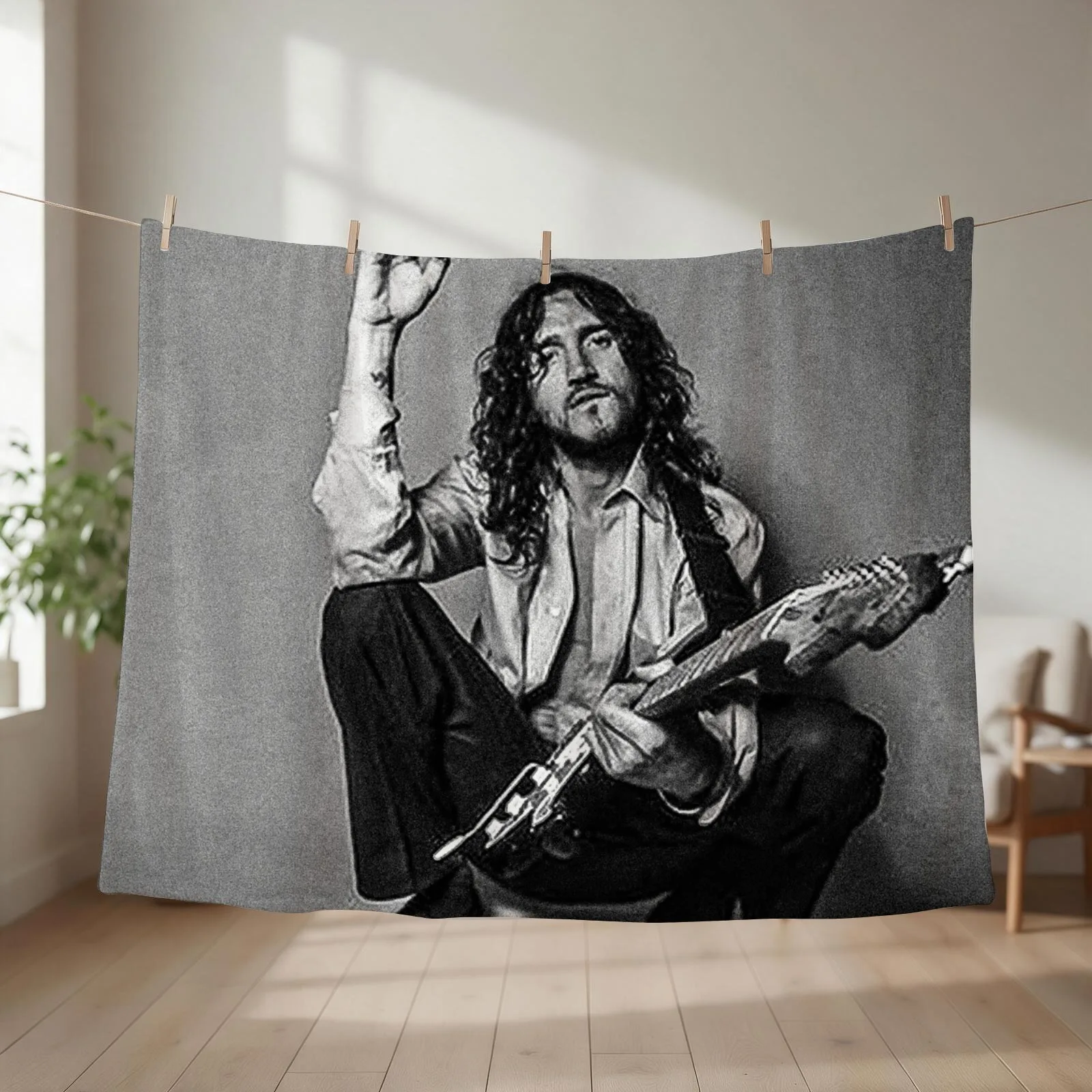 john frusciante Throw Blanket blankets ands Furry Custom Soft Blankets