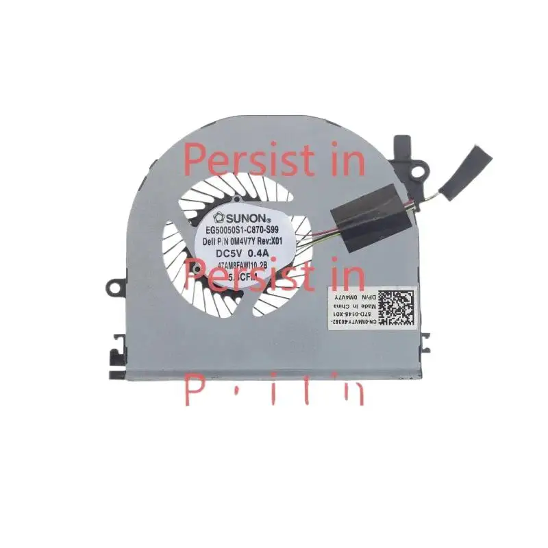 

WYORESY Laptop CPU Cooling Fan EG50050S1-C870-S99 For DELL Vostro 5459 0M4V7Y M4V7Y ^&^