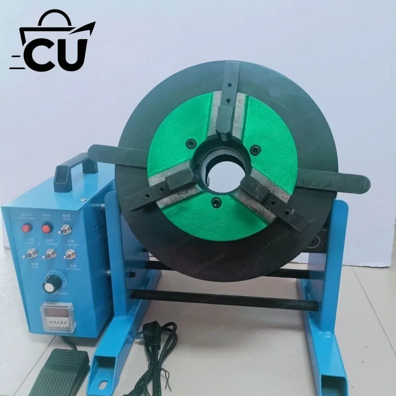 50Kg large hole welding positioner, rotating table