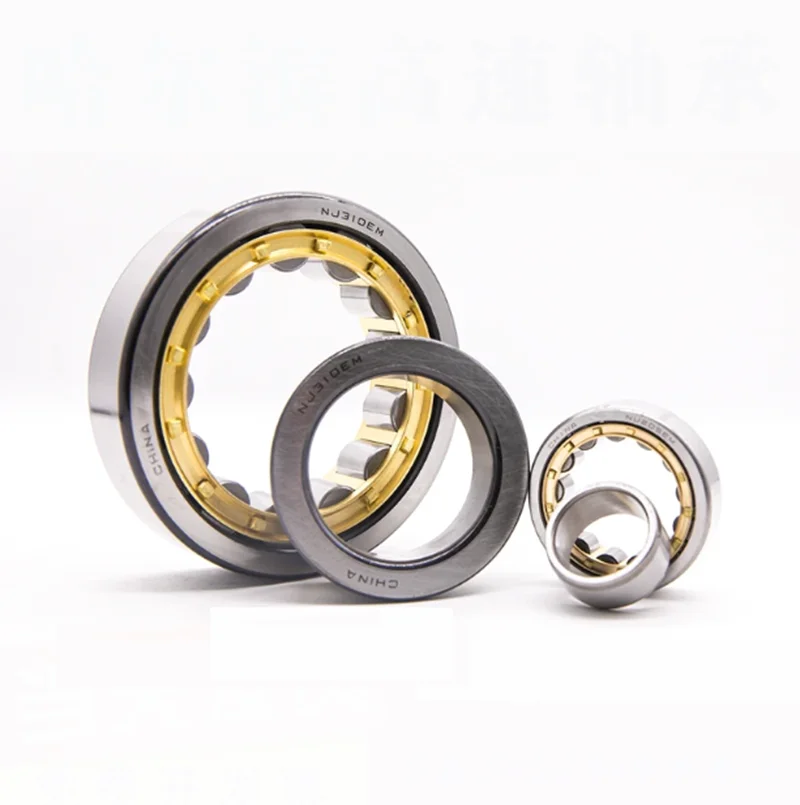 1Pcs Cylindrical Roller Bearing NJ202 NJ203 NJ204 NJ205 NJ206 NJ207 NJ208 NJ209 NJ210 NJ211 NJ212EM NJ213E-NJ216EM Bearing Steel