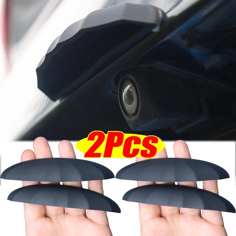 Cubierta para lluvia de coche, cámara para maletero, cubierta para lluvia, toldos de silicona adhesivos, refugios fáciles de instalar, accesorios exteriores para coches, 1/2 Uds.