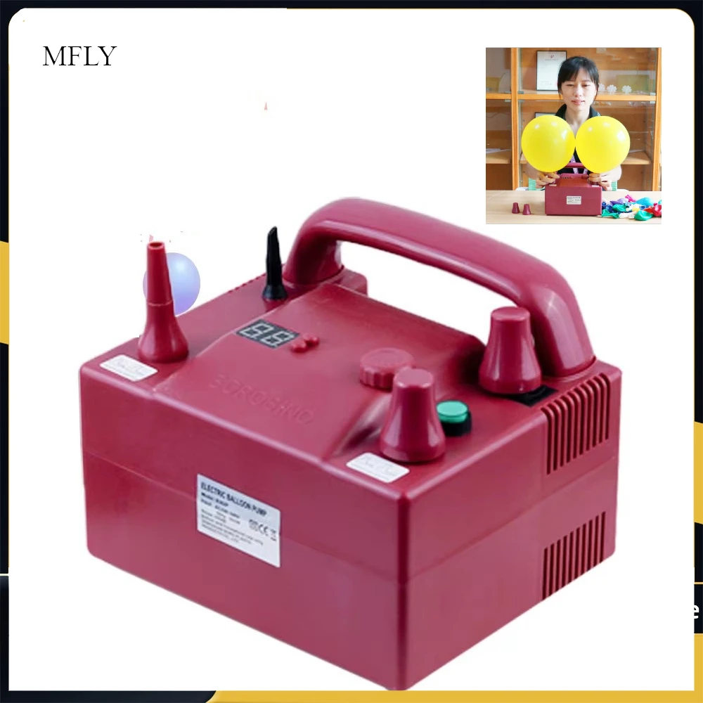 

220V EU 110V US Plug 800W B362P Double Hole Multifunctional Timing Quantitative Electric Birthday Balloon Pump Inflator Baloon