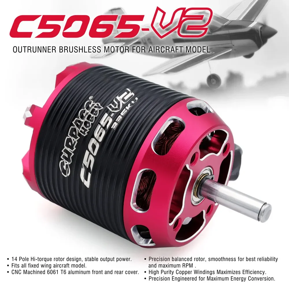 UniFlySURPASS HOBBY Brushless Motor 3-6S C5045 C5055 C5065 For RC Aircraft Plane Multicopter Brushless Outrunner Motor