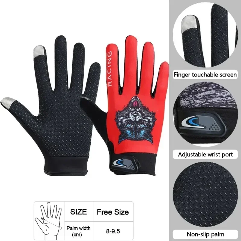 رائجة البيع الصيف الحرير الجليد المضادة للانزلاق قفازات ركوب الدراجات النساء الرجال تنفس شاشة تعمل باللمس المضادة للأشعة فوق البنفسجية في الهواء الطلق دراجة هوائية للرياضة قفازات الدراجة