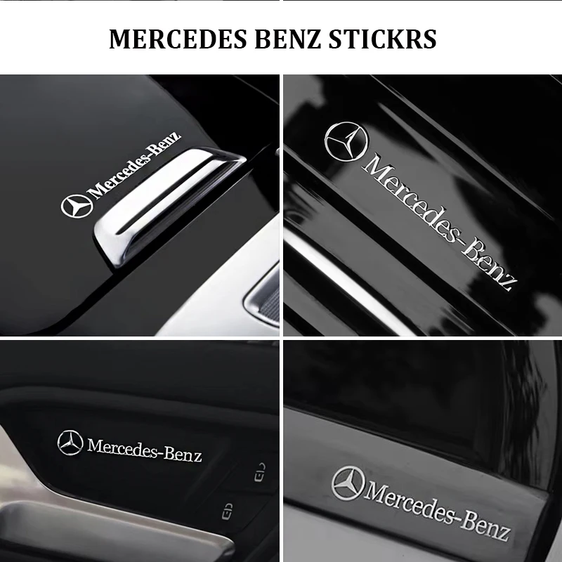 Metall Emblem Auto Dekor Aufkleber Auto Fenster wischer Aufkleber für Mercedes Benz Amg W212 W204 W211W168 W213 W205 W210 W124