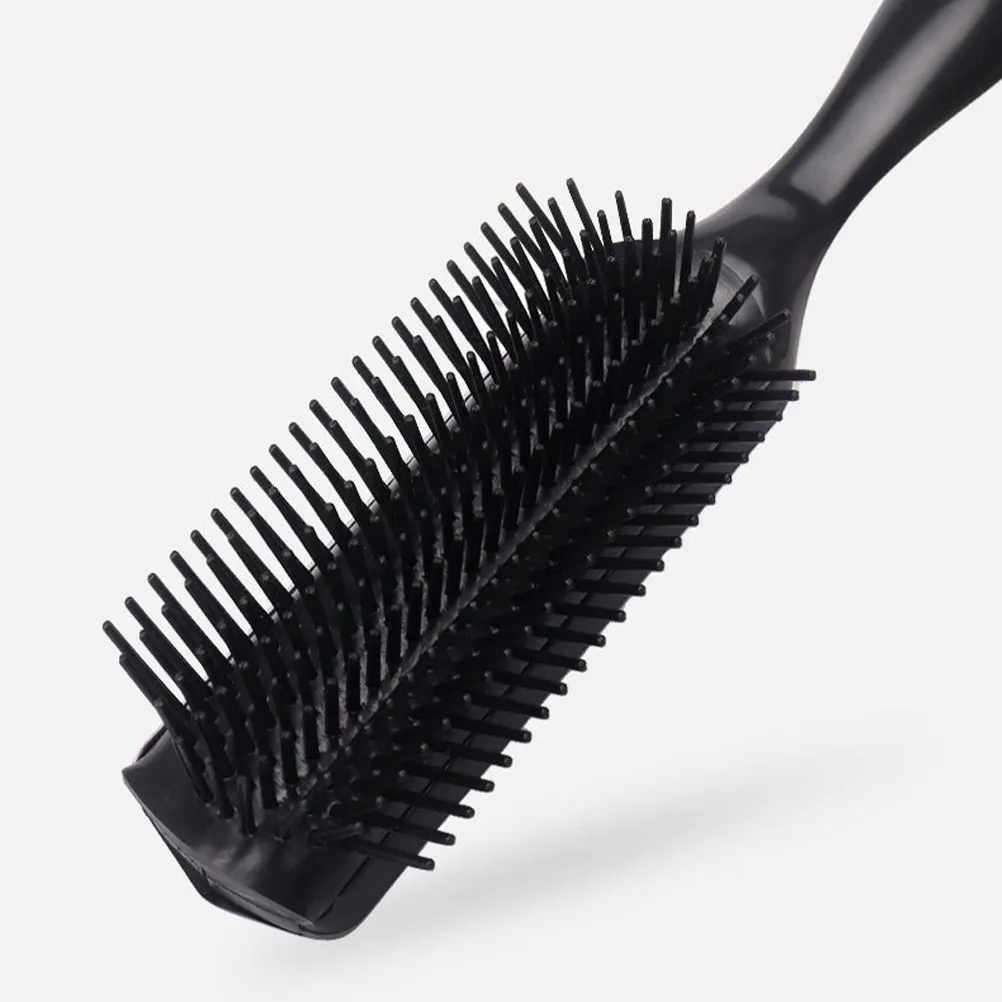 

9-Row Hair Brush Detangling Styling Comb For Curly Thick Hair Travel Use Smooth Tool For Women Men