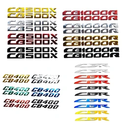 For Honda CBR650 CBR250 CBR400 CBR1000 CB400 CB500X CB1000R Motorcycle 3D Emblem Badge Decal Tank Wheel Sticker Protector Pad