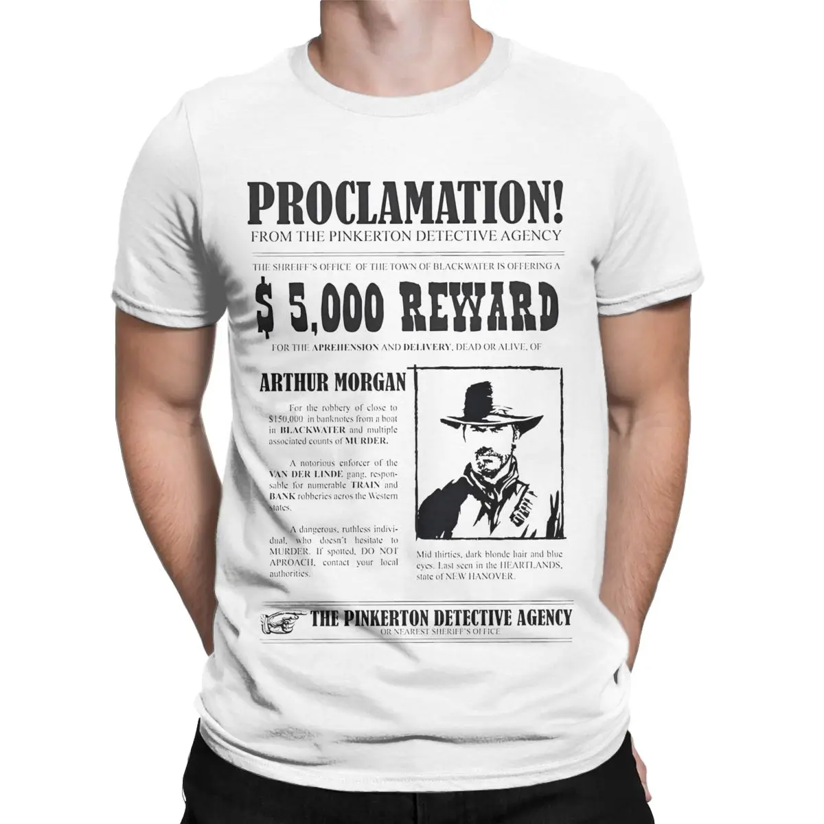 Zomer Arthur Morgan 'S Gewilde Poster Mannen Vrouwen T-Shirt Rdr2 Outfits Vintage Tees T-Shirt 100% Katoen Cadeau Idee Kleding