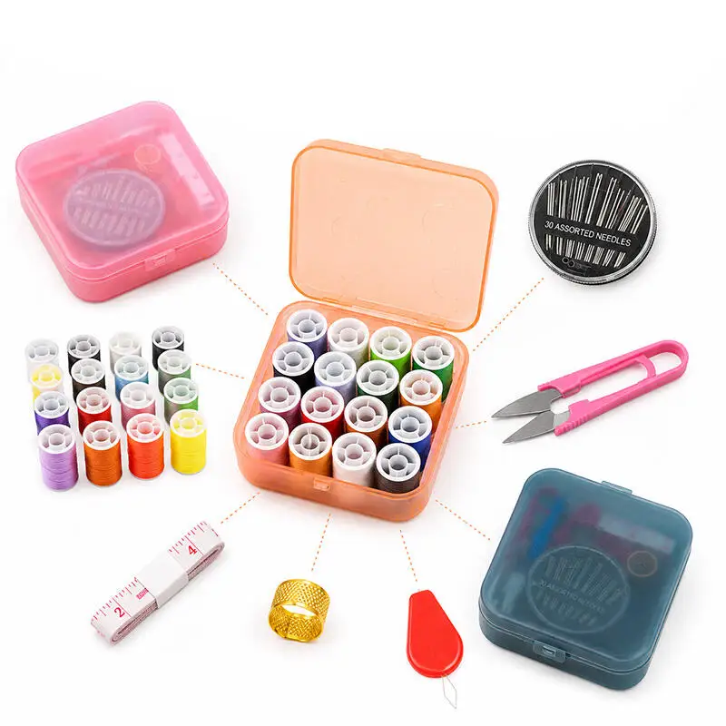 Mini-Nähset-Aufbewahrungsbox für Zuhause und Wohnheim, Multifunktionales Reise-Nähset – Detail 2