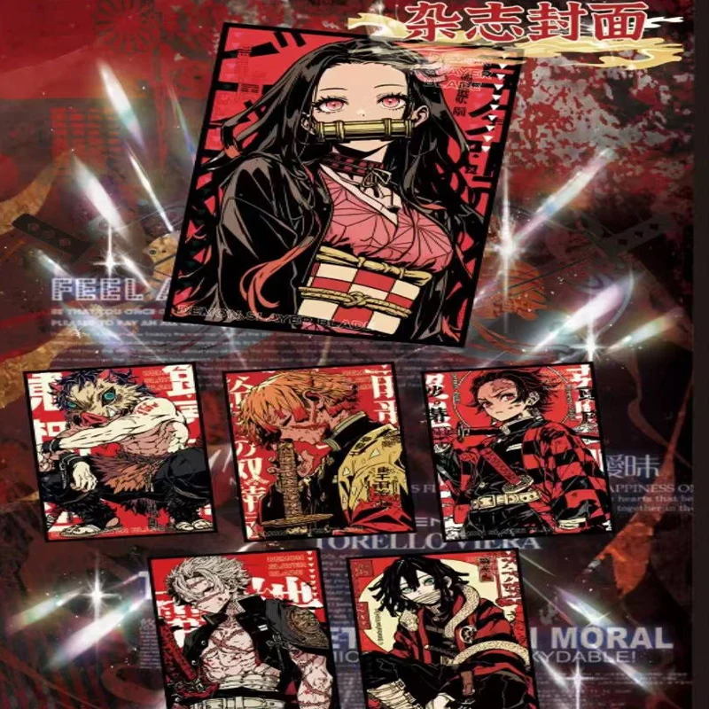 Carte de Collection Demon Slayer Wave1 A5, 180 pièces, vente en gros, GuiMie Culture, personnage d'anime, cadeau de loisirs