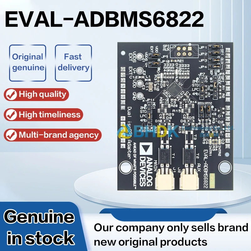 100% New EVAL‑ADBMS6822 Evaluation Board Compatible With EVAL‑SDP‑CK1Z Battery Monitor Board FOR Analog Devices Chip Test