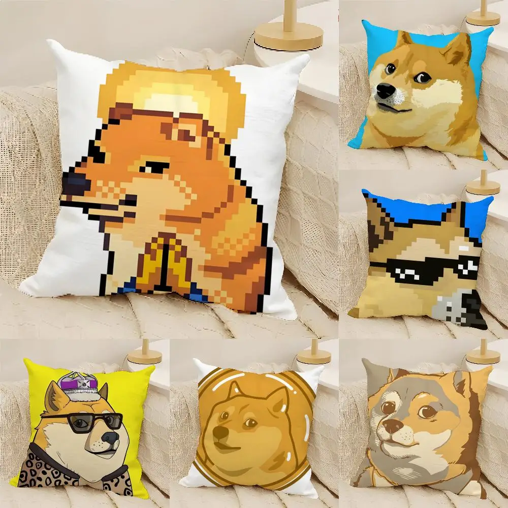 fashing memes are trending online Pillow Case Natural Linen Double-Sided Printing Sofa Home Decor Cushion Cover