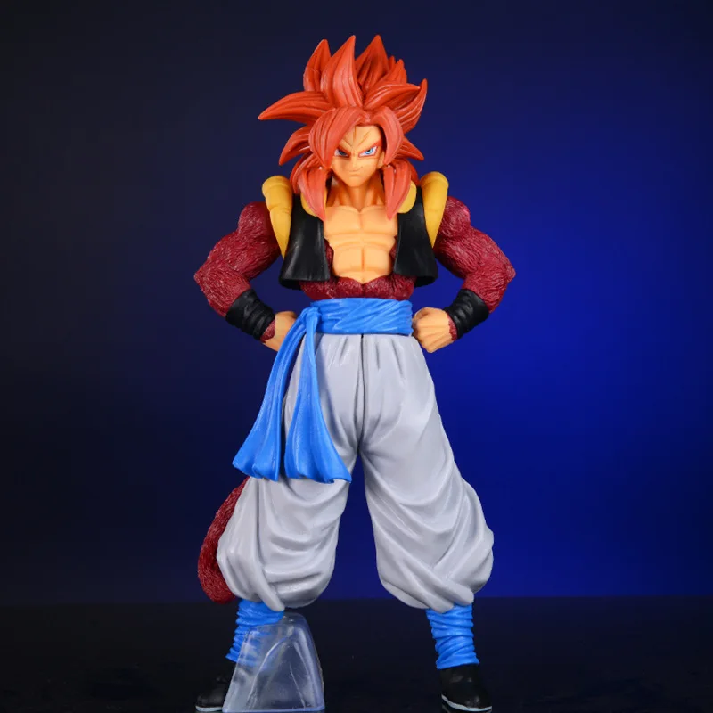 25cm Anime Dragon Ball Gogeta Ssj4 Figure Super Saiyan 4 Son Goku Vegeta Figurine PVC Action Figures Model Toy for Children Gift