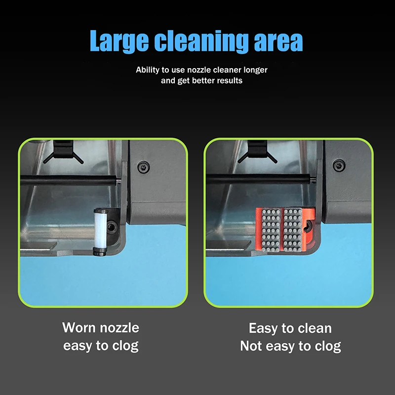 

For X1/P1 Silicone Nozzles Brush Hotend Nozzle Wiper Printer Nozzle Wiping Cleaning Tool 3D Printer Upgraded Parts