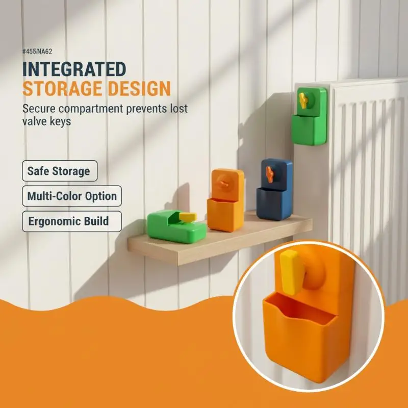 Radiator Bleed Key Drip Catcher Tool Set No Spill Design for Homeowner Heating System Maintenance & Repair
