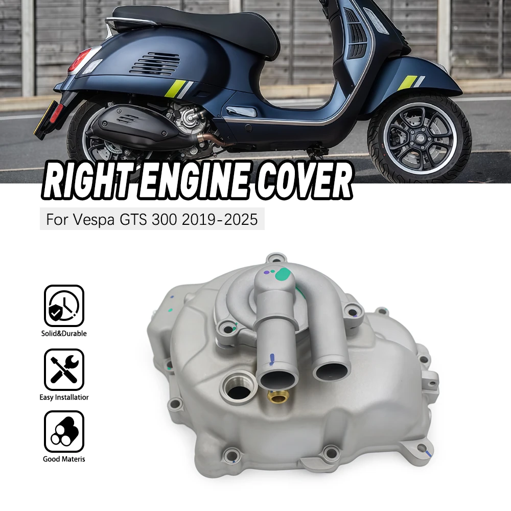 

Motorcycle Accessories Right engine cover Stable For Piaggio Vespa GTS 300 GTV MP3 300 2019 2020 2021 2022 2023 2024 2025