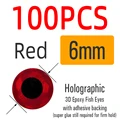 100 Piezas de Cuentas Rojas de 6 mm