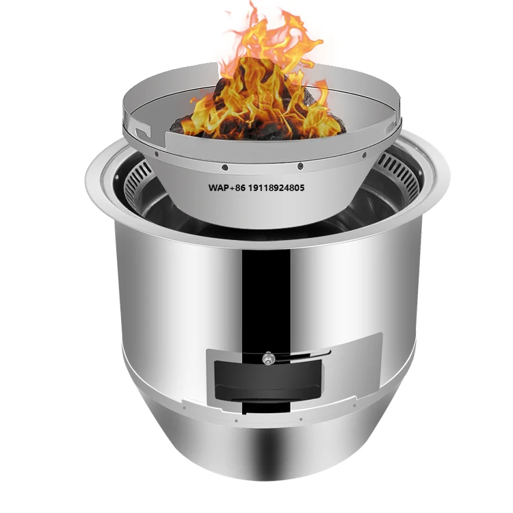 

Круглая сетка для барбекю 280 мм, коммерческий настольный угольный гриль для копчения, угольный гриль для барбекю в помещении