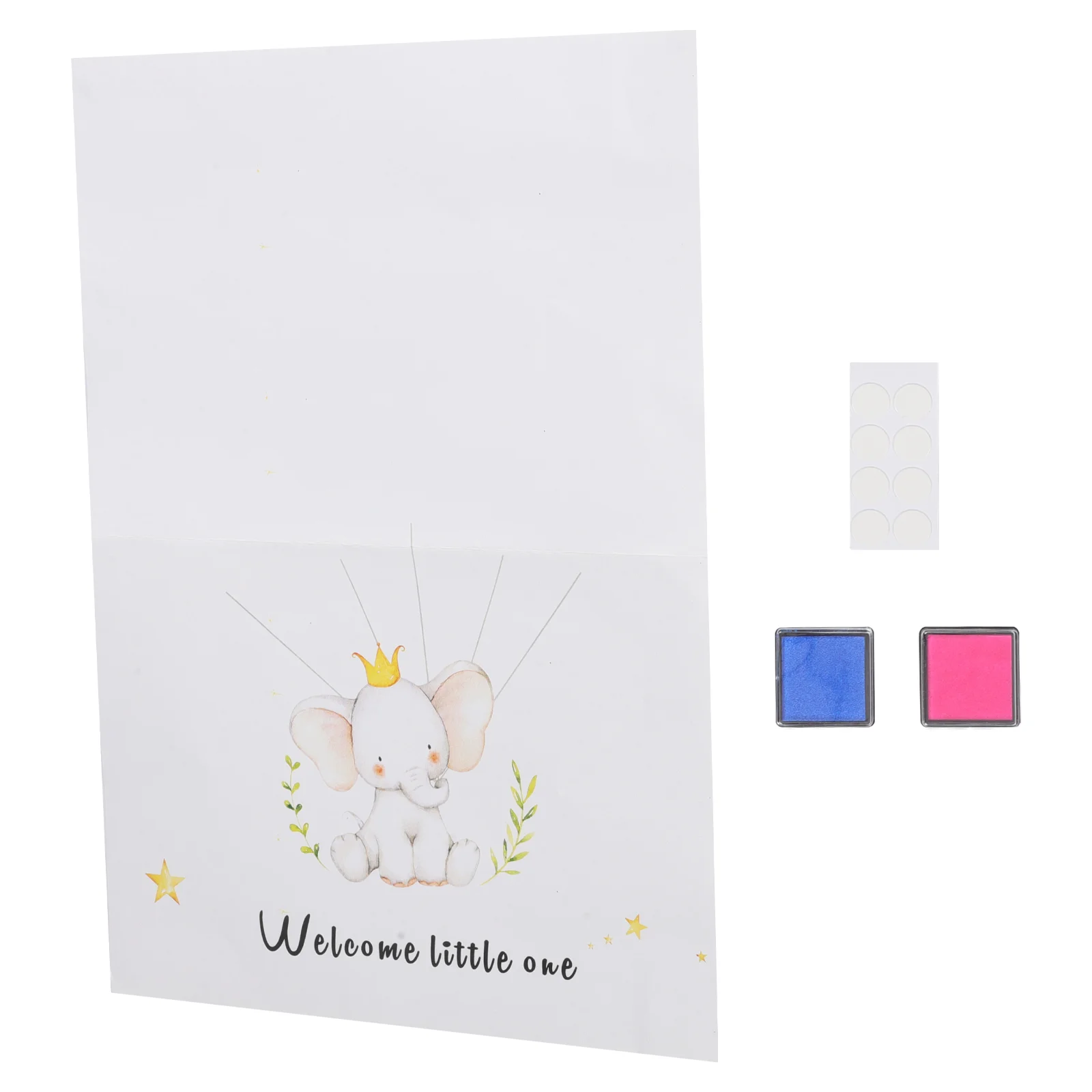 Revealing The Secret of Guestbook Table Decorations Gender Favors Baby Shower Sign Fingerprint Party Theme idea Coated Paper