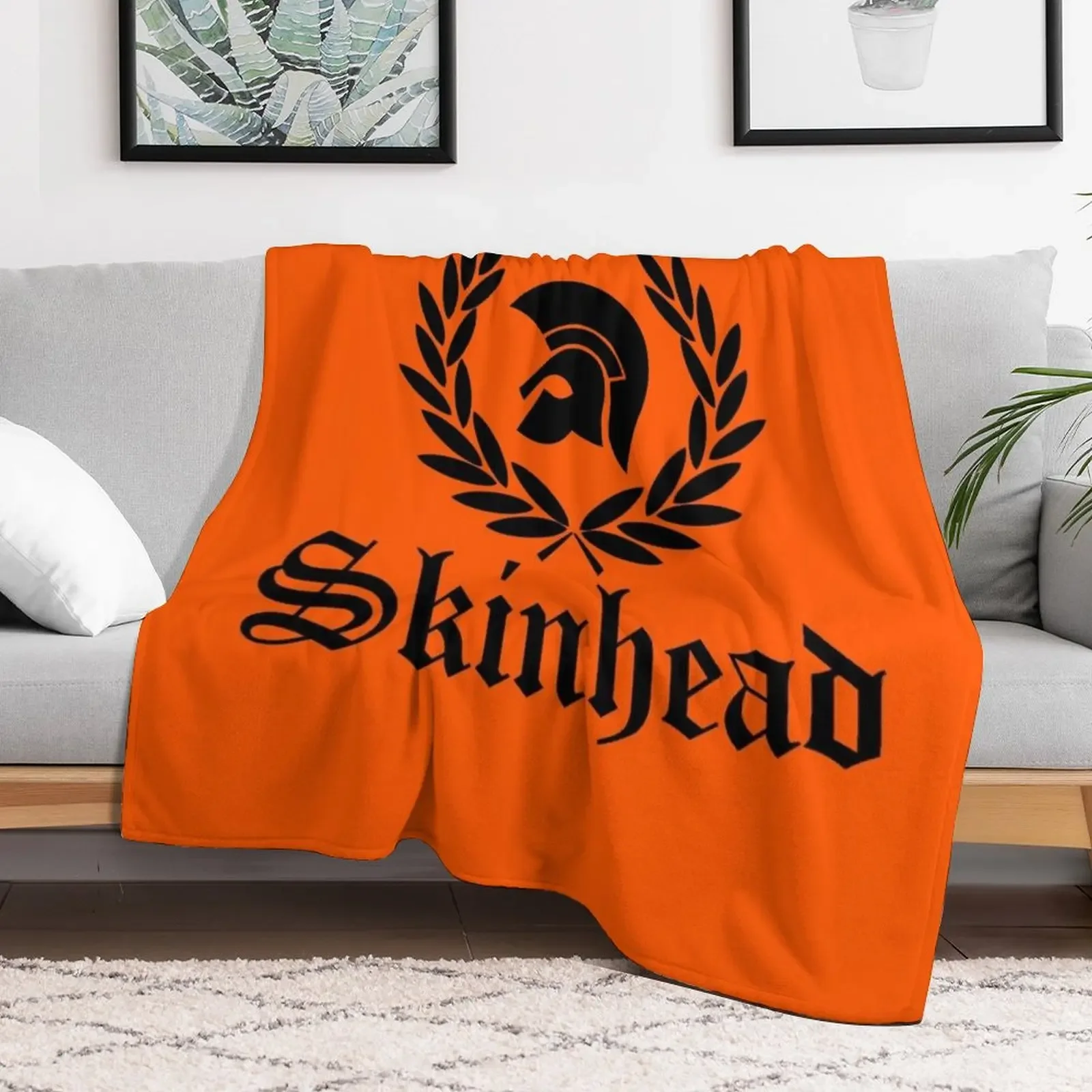 Skinhead A Message To You Throw Blanket Vintage Travel anime Sofa Blankets