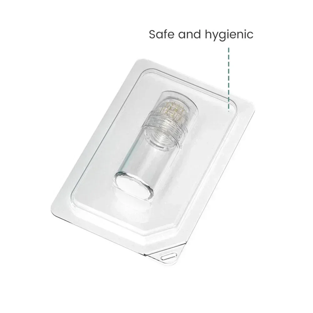 20Pin Golden Needle Titanium Microneedling Stamp Pin Serum Applicator Skin Care Therapy Reusable Micro Needle