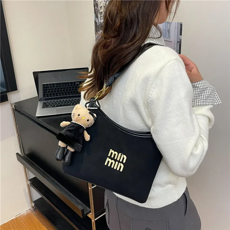

Cross-Border Fashion Trend Retro Casual Underarm Tote Bag 2025 New Style Elegant Textured Women's Shoulder Crossbody Bag