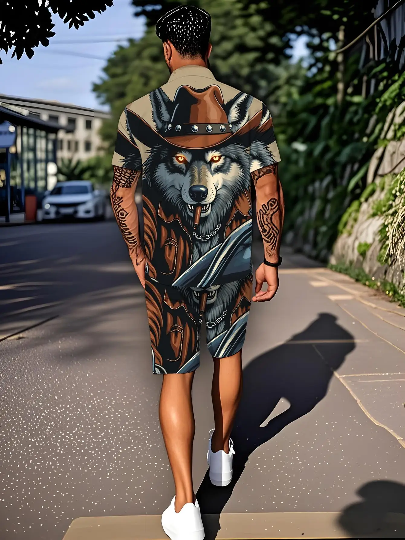 

Men's Shirt Sets 2026 Spring/Summer Tracksuit men sweatshirt set 3D Printed men's chandals Graphic jogging suit sets for men