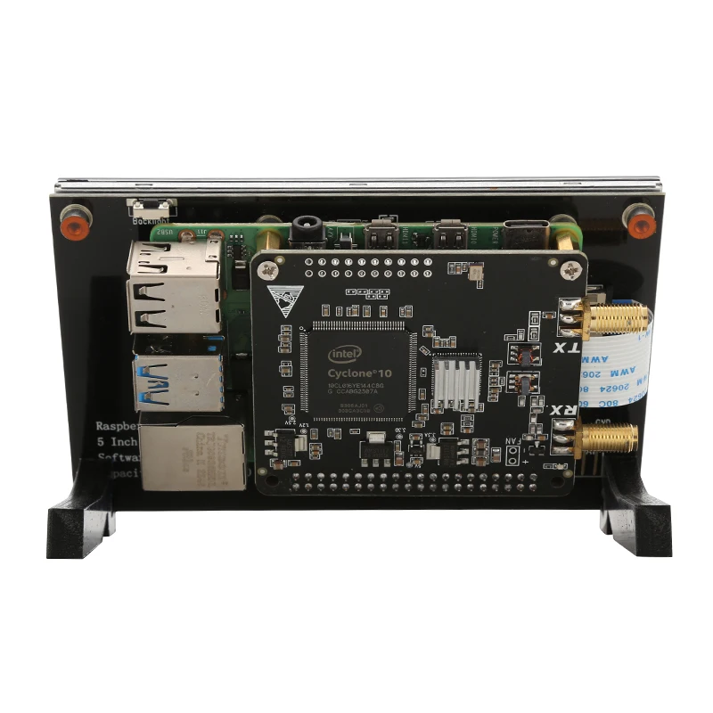 Radioberry V2.0 Beta5 Software Defined dispositivi Radio ricetrasmettitore HF SDR PI HAT + raspperk Pi 4B 1G + Display DSI da 5 pollici