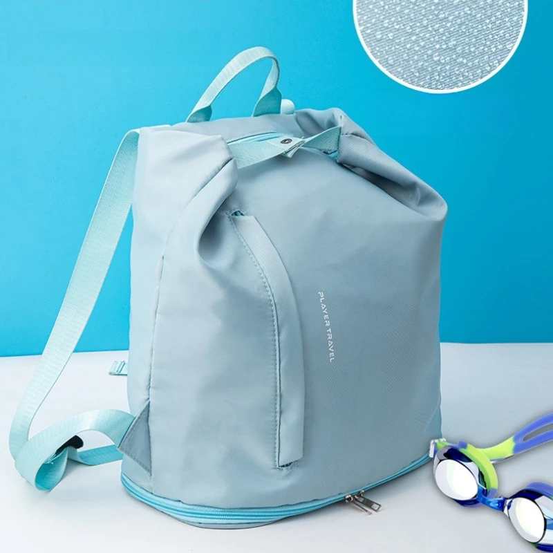 Waterproof Gym Swim Backpack for Women Men Dry Wet Separate Sports Bag with Shoe Compartment Multi-functional Travel Beach Bag
