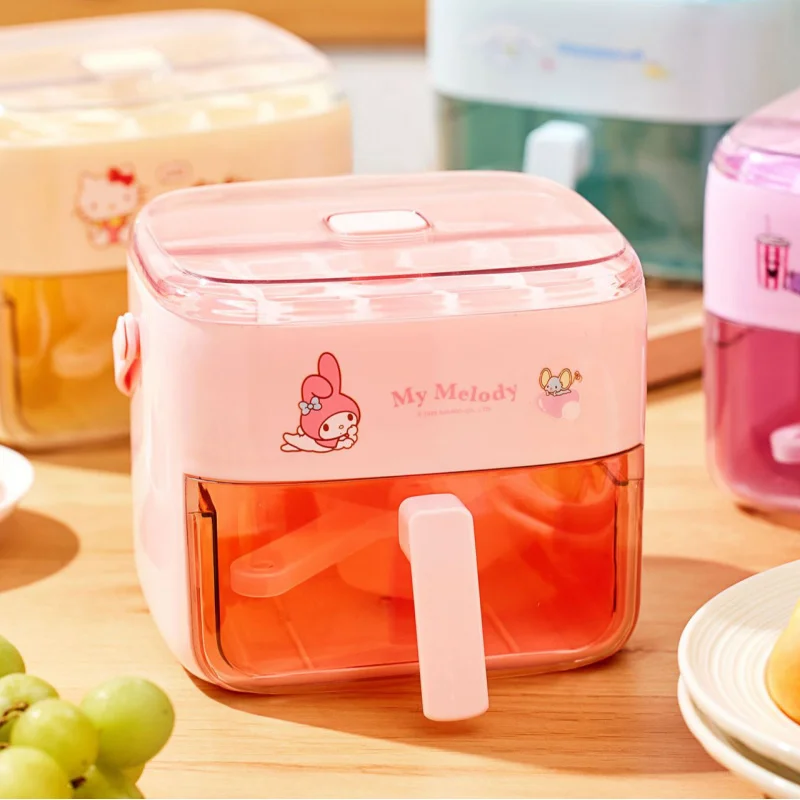 Hello Kitty Kuromi Ice Cube Tray   Household Ice Mold   Large-Capacity Ice Cube Tray with Push-Button Design