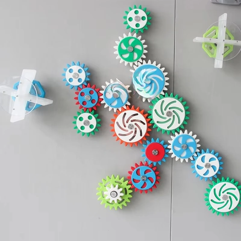 Magnet Gear Wall Indoor Playground Equipment Game Room Science Wall