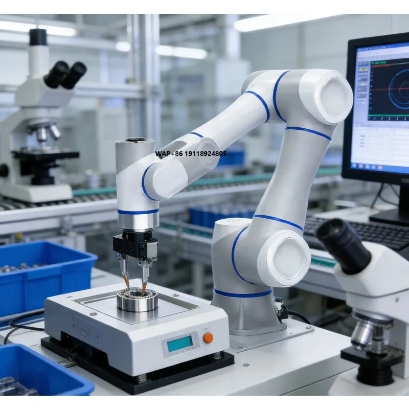 

Six-axis Collaborative Robot Equipped With Metal Inert Gas Welder Welder Welding Positioner Cnc Cobot