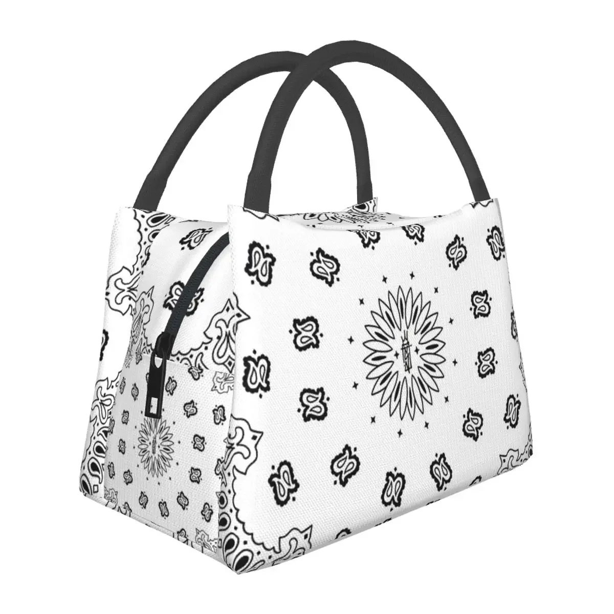 

Бандана на заказ, белые сумки для обеда, изолированная коробка для бенто, портативная сумка для обеда, сумки для пикника, термосумка-холодильник для женщин и детей, работа