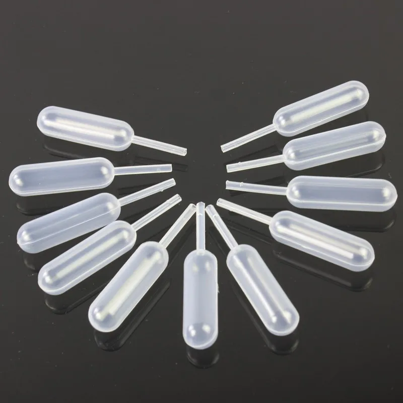 50pcs /lot 4ml  Disposable Pipettes For Strawberry Cupcake Ice Cream Chocolate Plastic Squeeze Transfer Pipettes Dropper