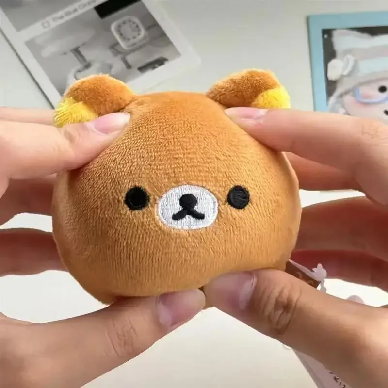 Official San Licensed Rilakkuma Soft Squishy Mochi Plush Doll Cute Japanese Slow Rising Squeeze Toy Stress Relief Fidget
