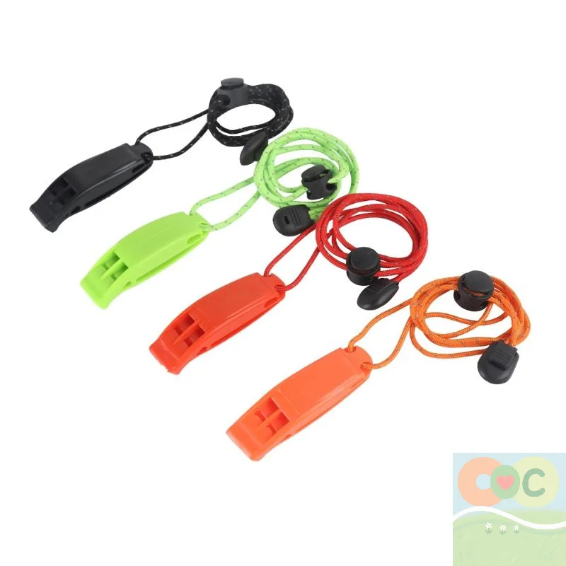 1 قطعة في الهواء الطلق كاياك الغوص الإنقاذ صفارات السلامة في حالات الطوارئ الرياضات المائية في الهواء الطلق بقاء التخييم القوارب السباحة صافرة