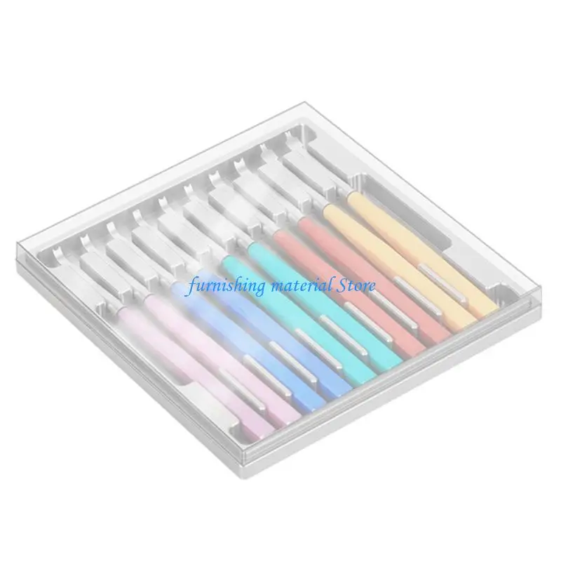 Y5GD Premium Watchmaking Pry Bar 10Pcs Anti Corrosion Tool For Clock Maintenance Work