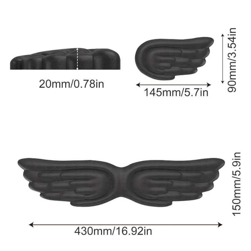 لوحة مفاتيح مريحة معصم وسادة راحة مقاومة للانزلاق للكمبيوتر K1KF