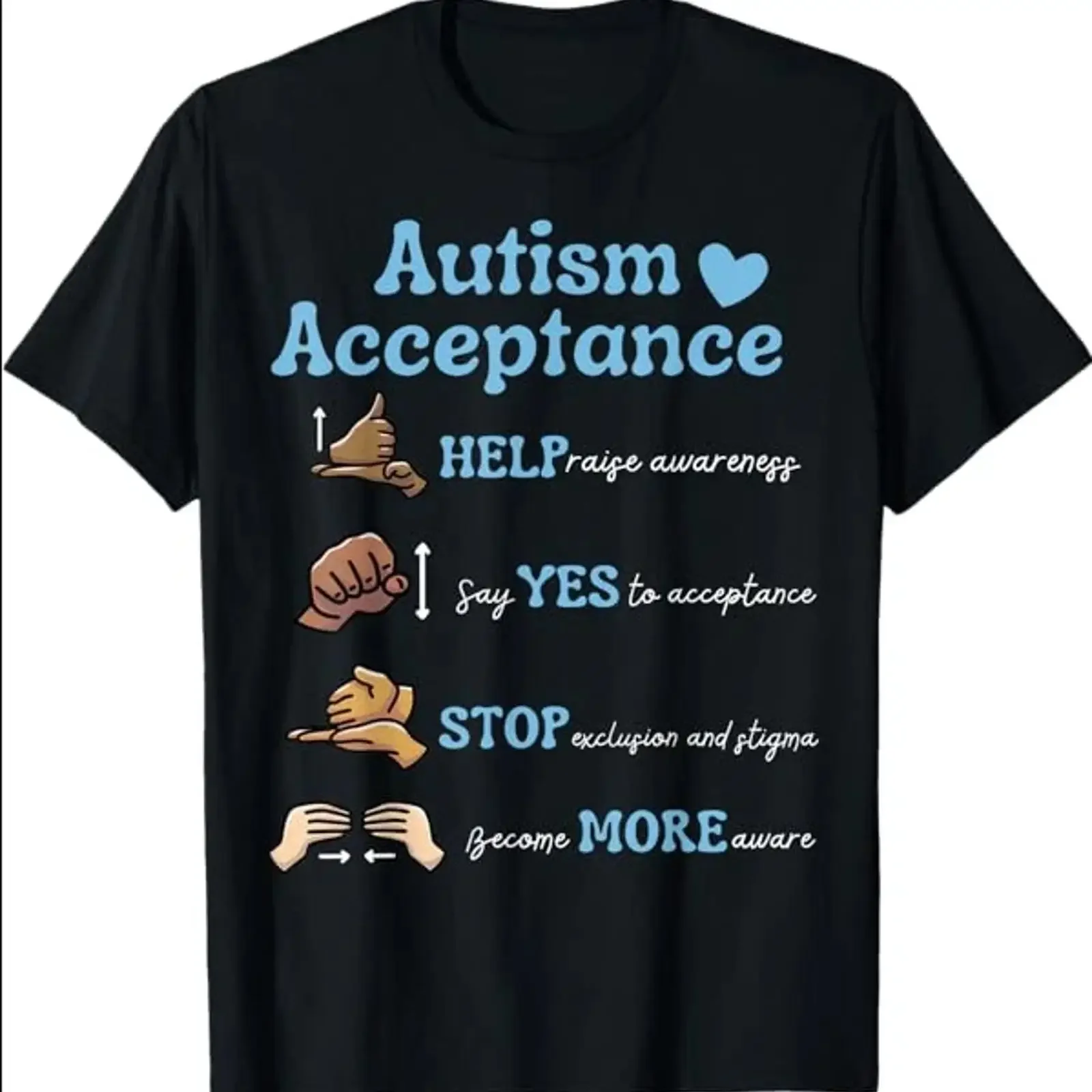 Camiseta de profesor lenguaje señas manual aceptación conciencia autismo SPED vintage Washed Slightly Soft Breathable