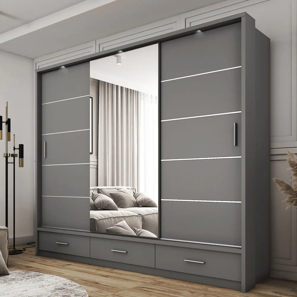 

Large Mirror Storage Wardrobe Tall Dresser Closet Furniture Organizers Dressing Portable Closet Armario De Ropa Wardrobe