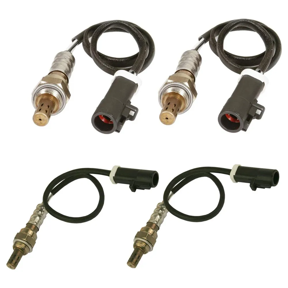 4x 500mm O2 Oxygen Sensor Up & DownStream 234-4374 234-4127 fits Ford E-250 E-350 F-250 F-350 Super Duty with 2 Years Warranty