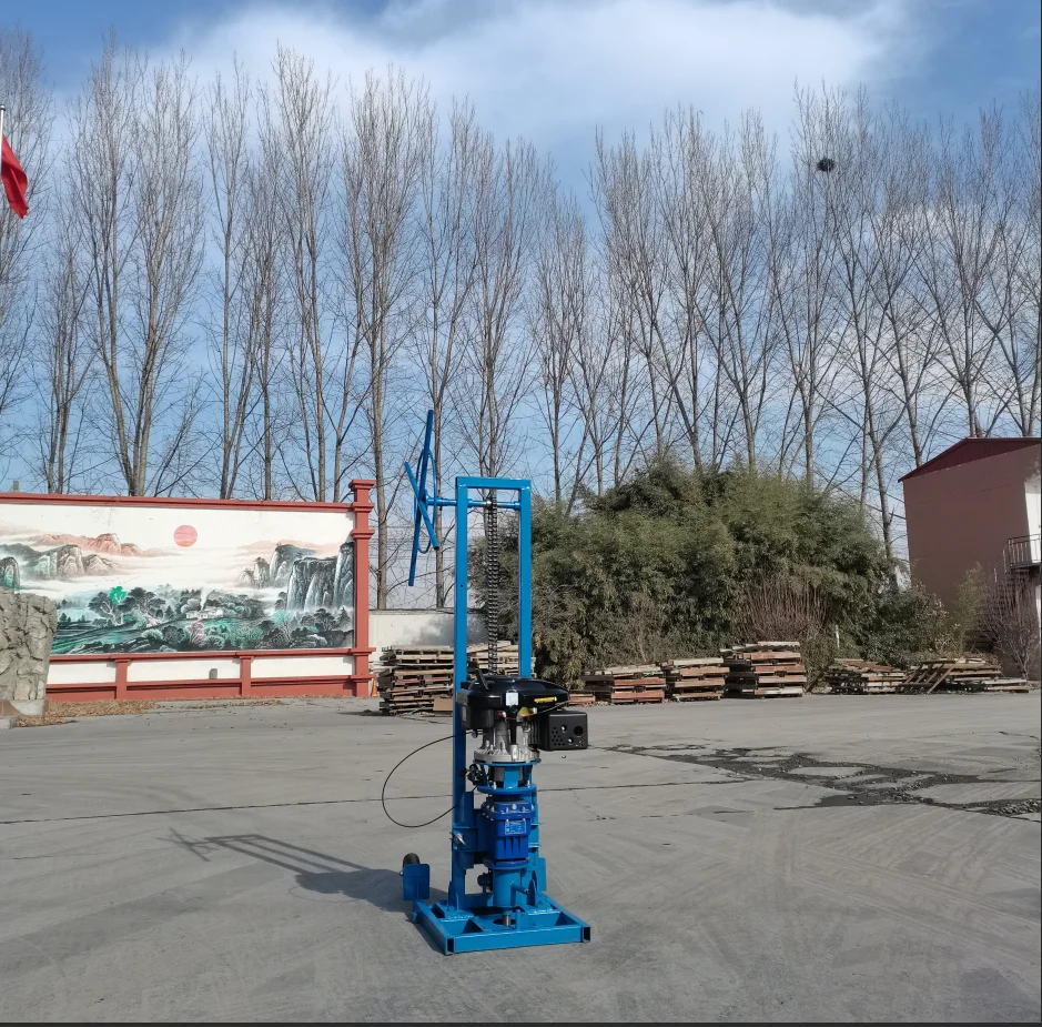 Customized New type High efficiency and work fast Light weight  sampling drilling rig