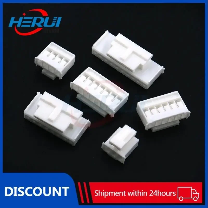 HY2.0 plug rubber Adapter connector Spacing 2mm With Male head 2P3P4P5P6P7P8P10p