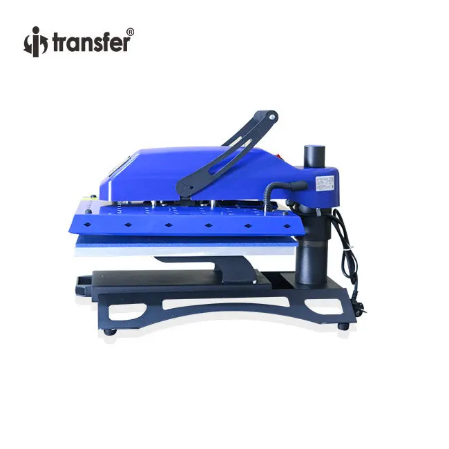 Scuotendo la testa macchina manuale per il trasferimento di calore pressa per magliette 40x60 cm piccola macchina per il trasferimento di calore da stiro piatto
